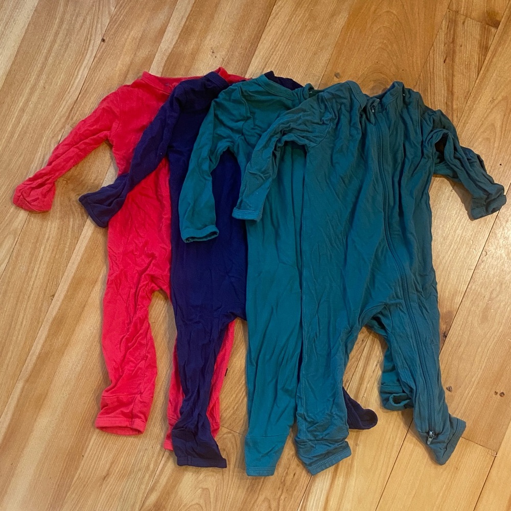 Kyte BABY Colorful Onesie individual or Set - Red and 2 Green available 6-12M